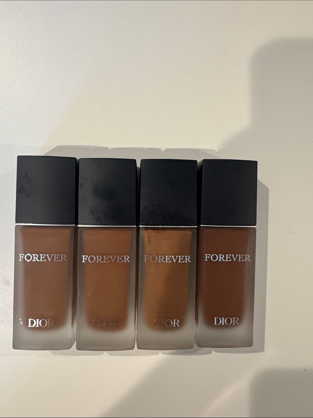 New Dior Liquid Foundation Bottles - Medium Shades (Brown) 2 shades are left.